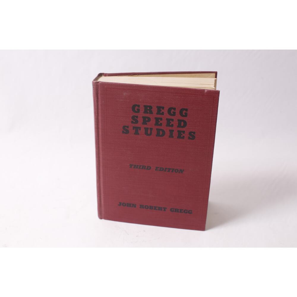Gregg Speed Studies Third Edition 1941 Writing Fluency Penmanship Shorthand